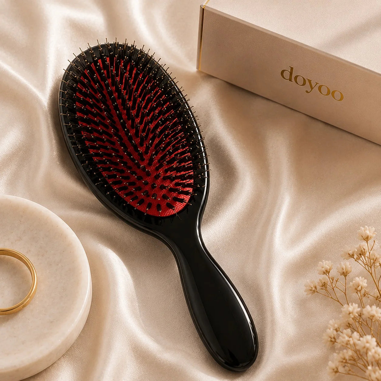 Doyoo SilkBrush – High-Quality Hairbrush with Boar Bristles