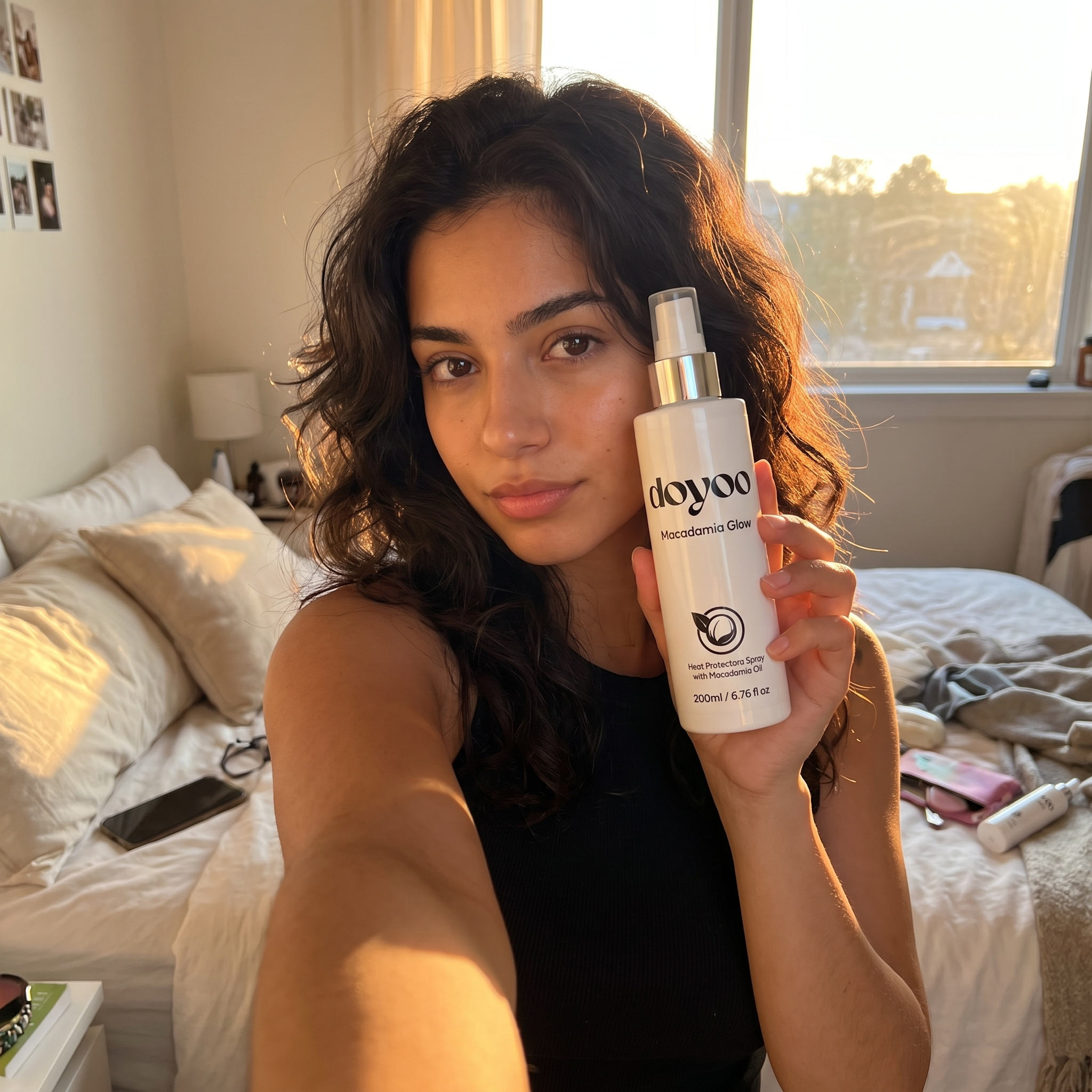 Doyoo™ Macadamia Glow Heat Protectant Spray