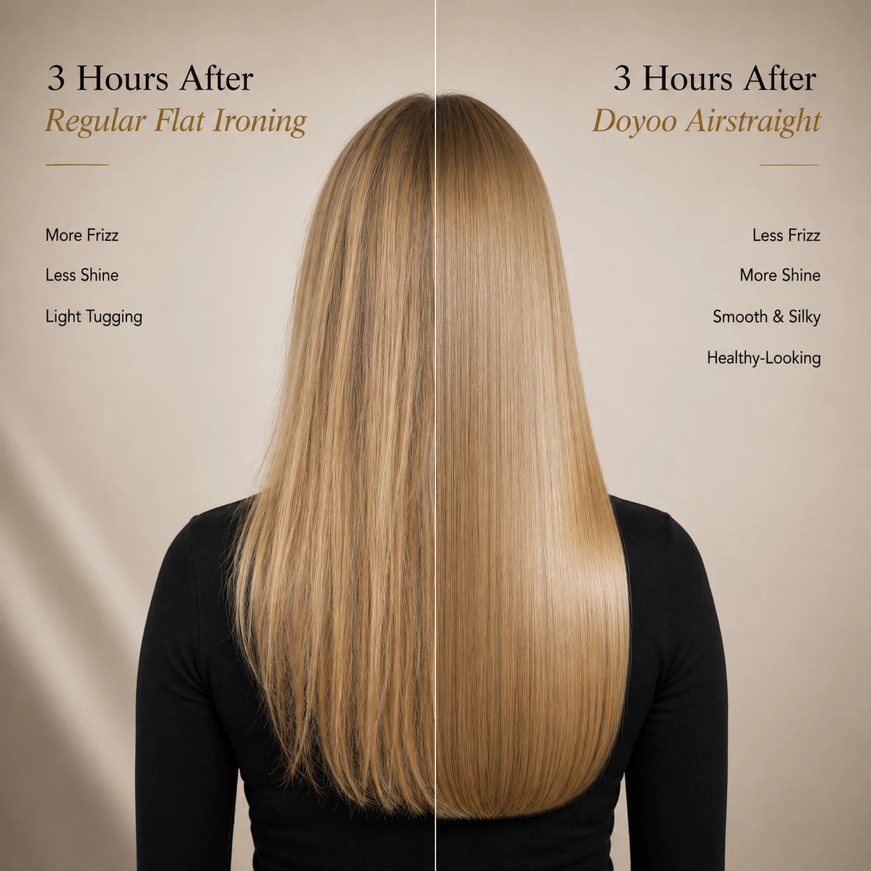 Doyoo™ AirStraight Wet-to-Dry Hair Straightener with Air Technology (Limited Bundle Offer)