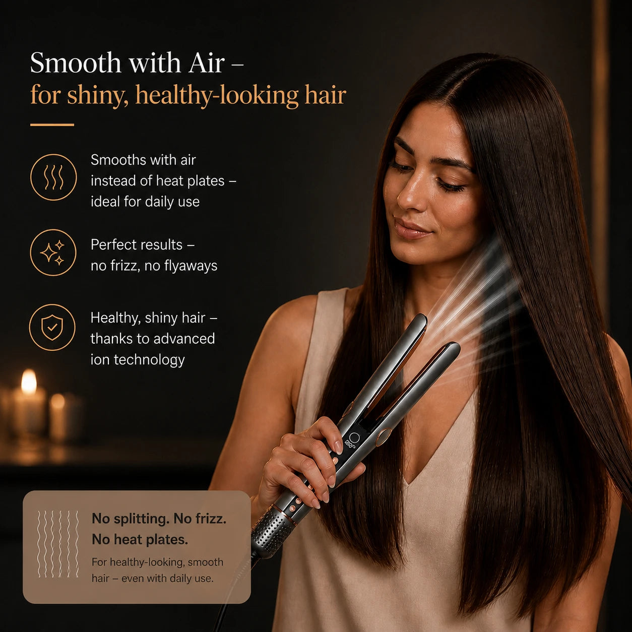 Doyoo™ AirStraight Wet-to-Dry Hair Straightener with Air Technology (Limited Bundle Offer)