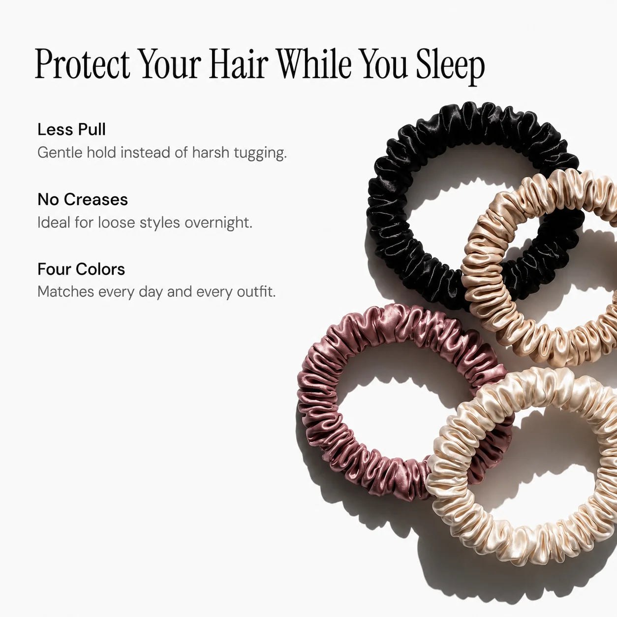 Doyoo SkinnySilk Scrunchies