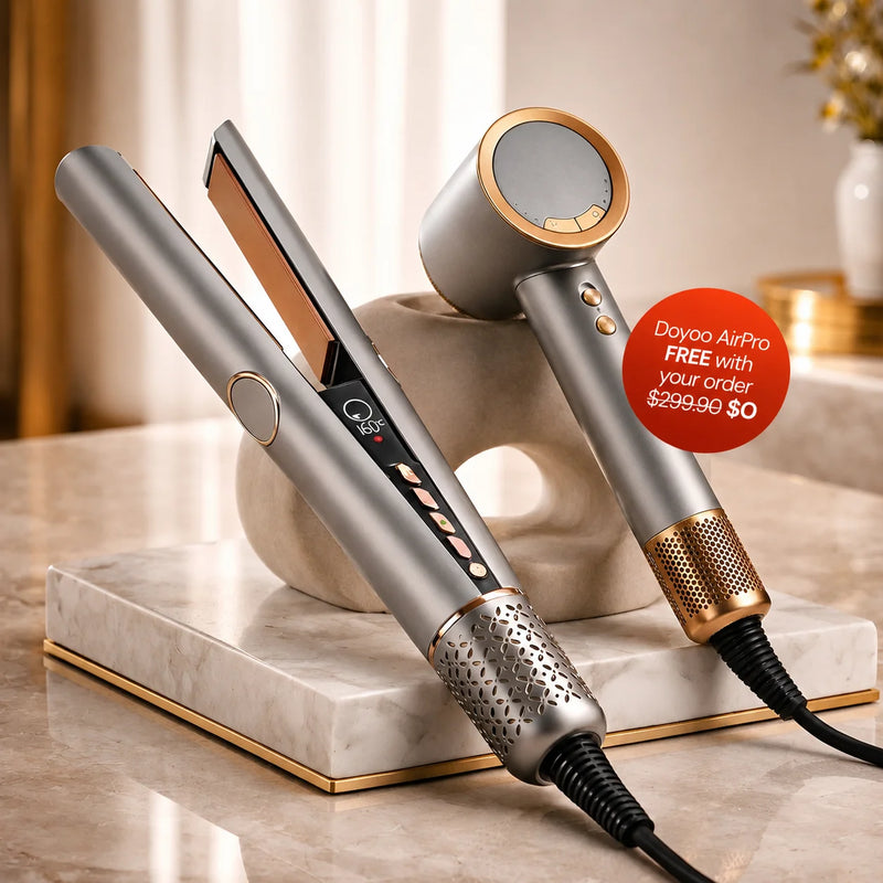 Doyoo™ AirStraight Wet-to-Dry Hair Straightener with Air Technology