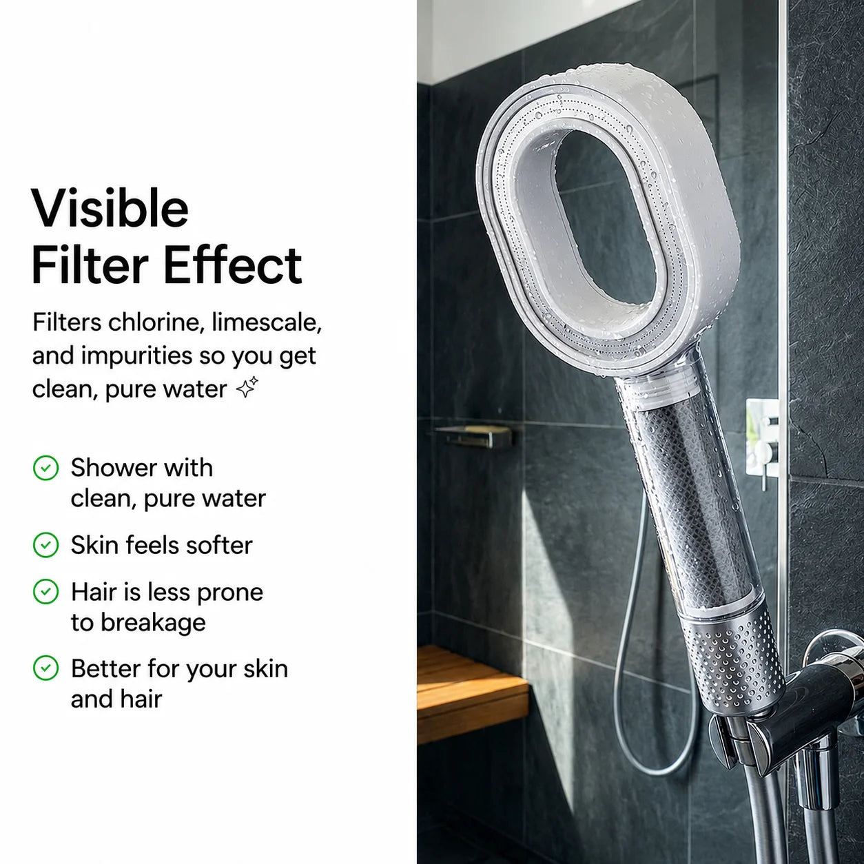 3-Pack Original DOYOO™ Activated Carbon Filters for Pure Skin Filter Showerhead